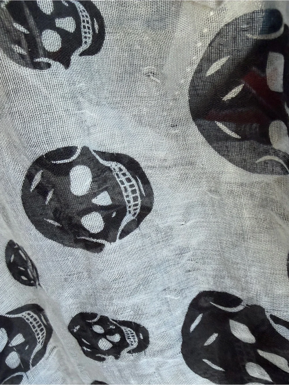 Mixed Scarf Bundle – Black, White, Red & Gray